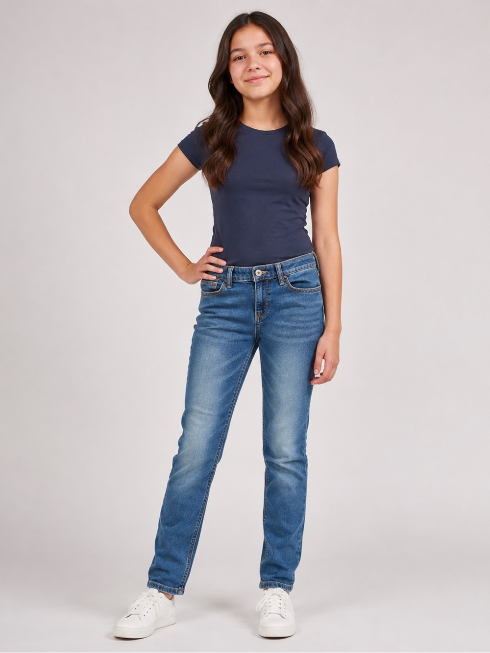Old Navy Girls Size 14 Skinny Jeans Blue Denim Back to School